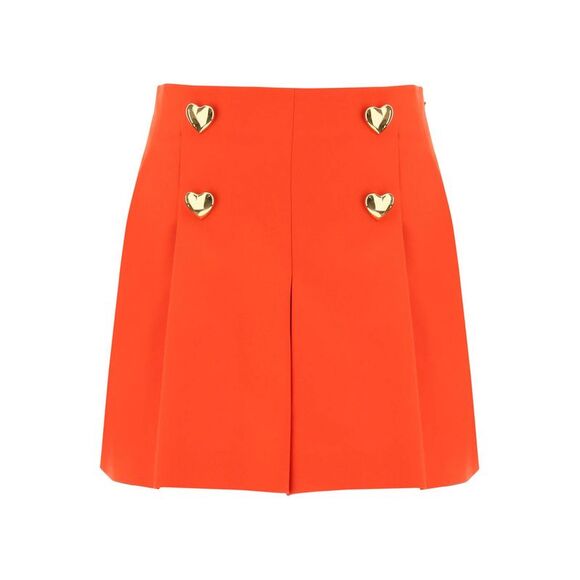 MOSCHINO Pants - MOSCHINO Shorts With Heartshaped Buttons